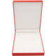 Red Necklace Jewelry Box with Ribbon Packer – Elegant Necklace Gift Box (JFN12-RD)