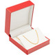 Premium Ribbon Earring Pendant Combination Box, Choose from various Colors. 3.25" x 3.5" x 1.5"H (JFC6-Color)