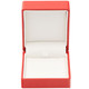 Red Pendant Jewelry Box with Ribbon Packer – Elegant Single Pendant Gift Box(JFP9-Color)
