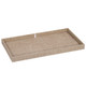 Full Size Utility Wood Tray Available in Burlap or Linen Texture, 14 3/4" x 8 1/4" x 1"H (Choose a Color)