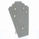 Linen Necklace Easel Display 12 1/2”H,  (Choose from various Color)