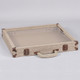 Burlap Case Organizer, 16 1/4" x 15" x 2 1/8"H