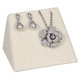 Combo Display -linen,Earring/Pendant, 3.75x2.5x2.4"H,(Choose from various Color)