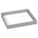 Half size utility tray , linen,7.25x8.25x1"H, (Choose from various Color)