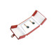 Cartier Style Two Door Earring & Pendant Box 3.5" x 3" x 1.5"H (BE9-Color) Choose from various Colors