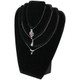 Necklace Display, 9 1/2" x 3 1/4" x 11"H, Choose from various Color