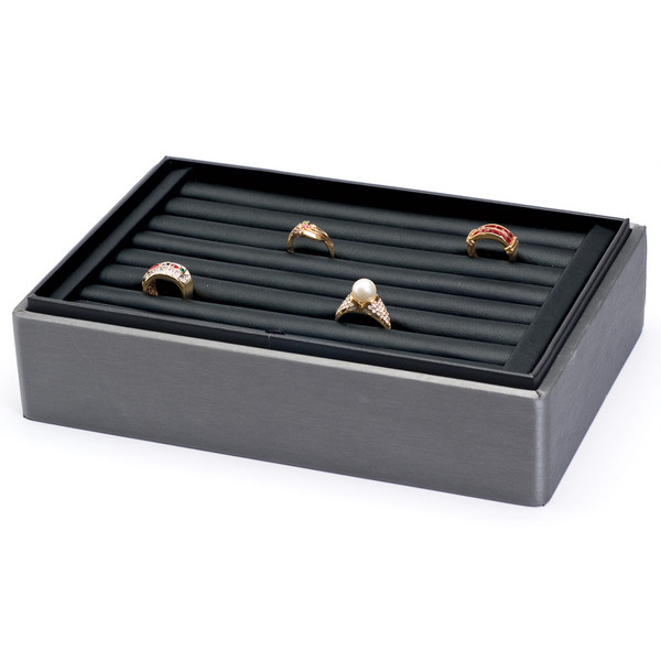 2” H Stackable Ring Tray, 9” x 6” x 2 1/8” H F6978R Ed's Box