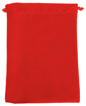 Deluxe Red Velvet Drawstring Pouches, Price for Dozen - Ed's Box ...