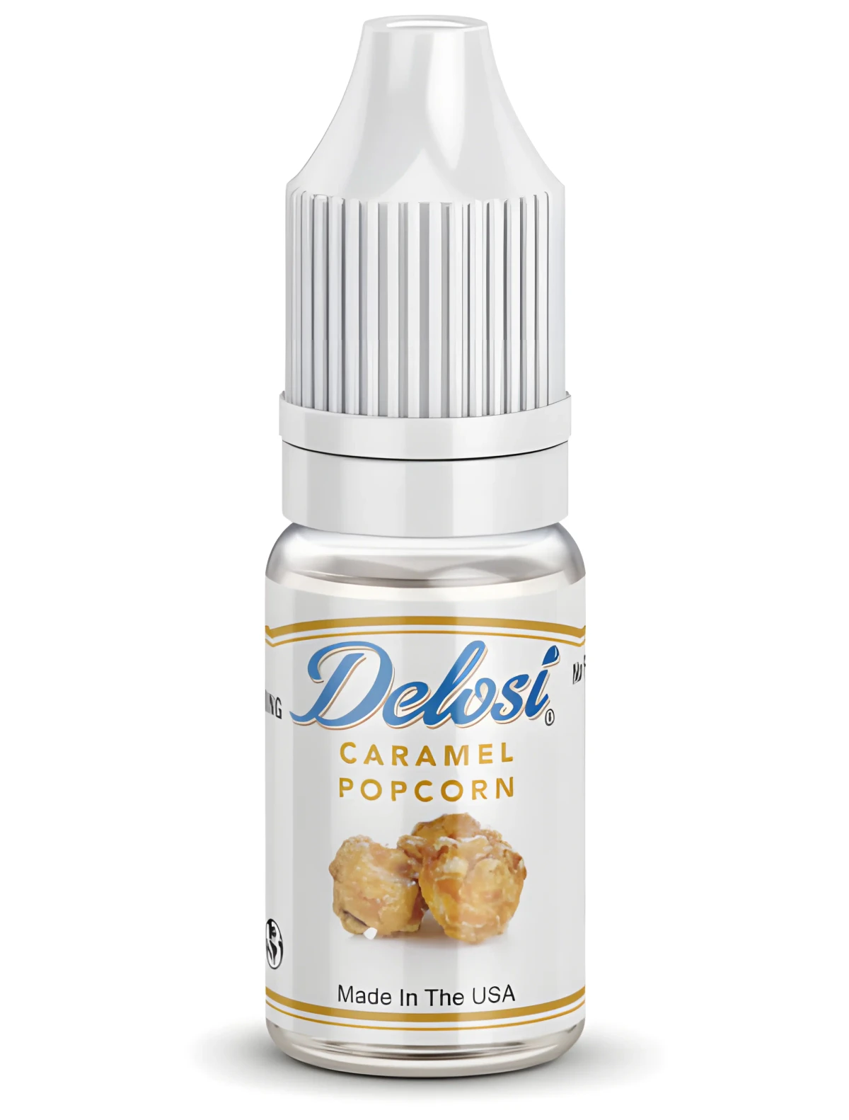 Caramel Popcorn Flavor Concentrate - sealed bottle with white CRC cap