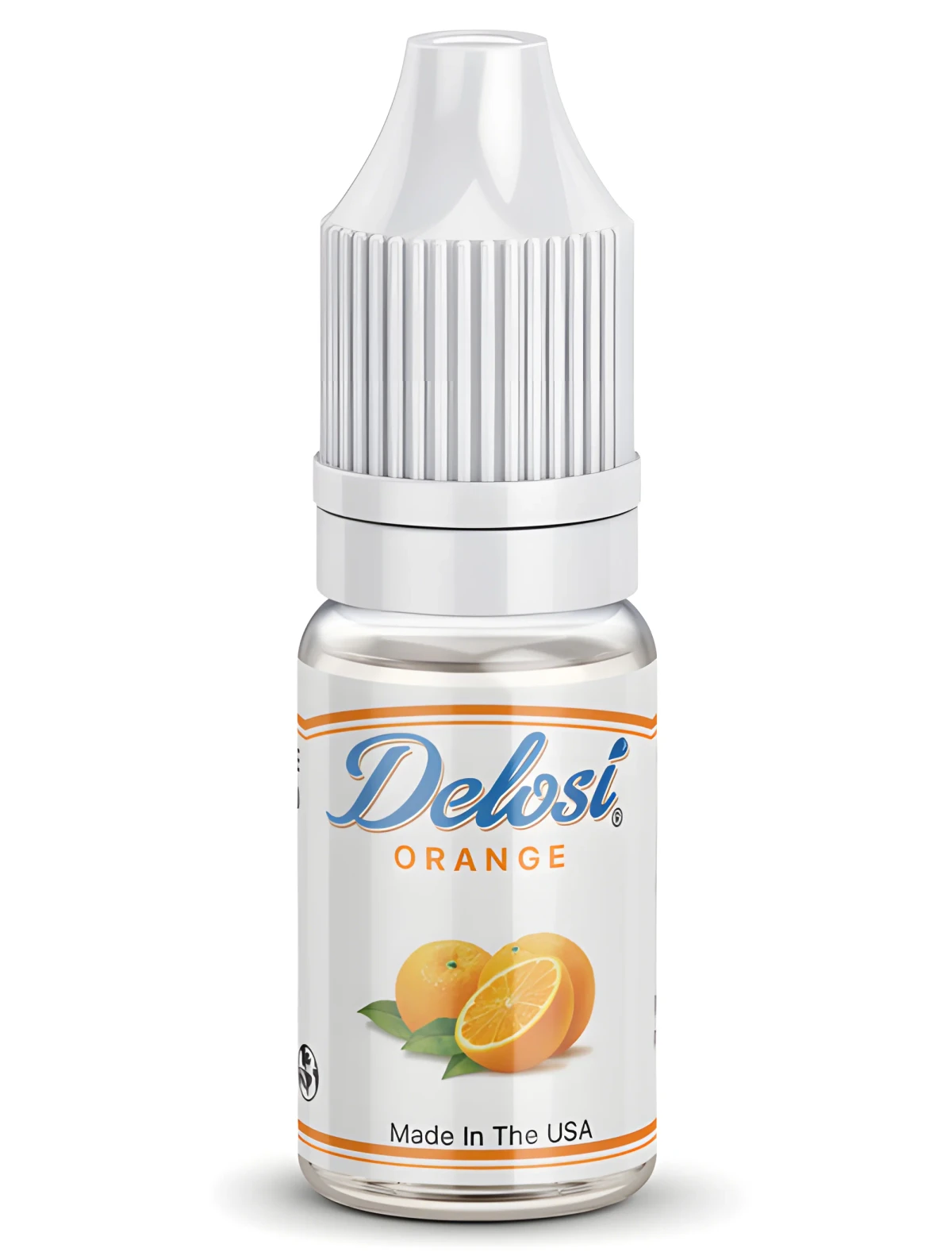 Orange Flavor Concentrate - sealed bottle with white CRC cap