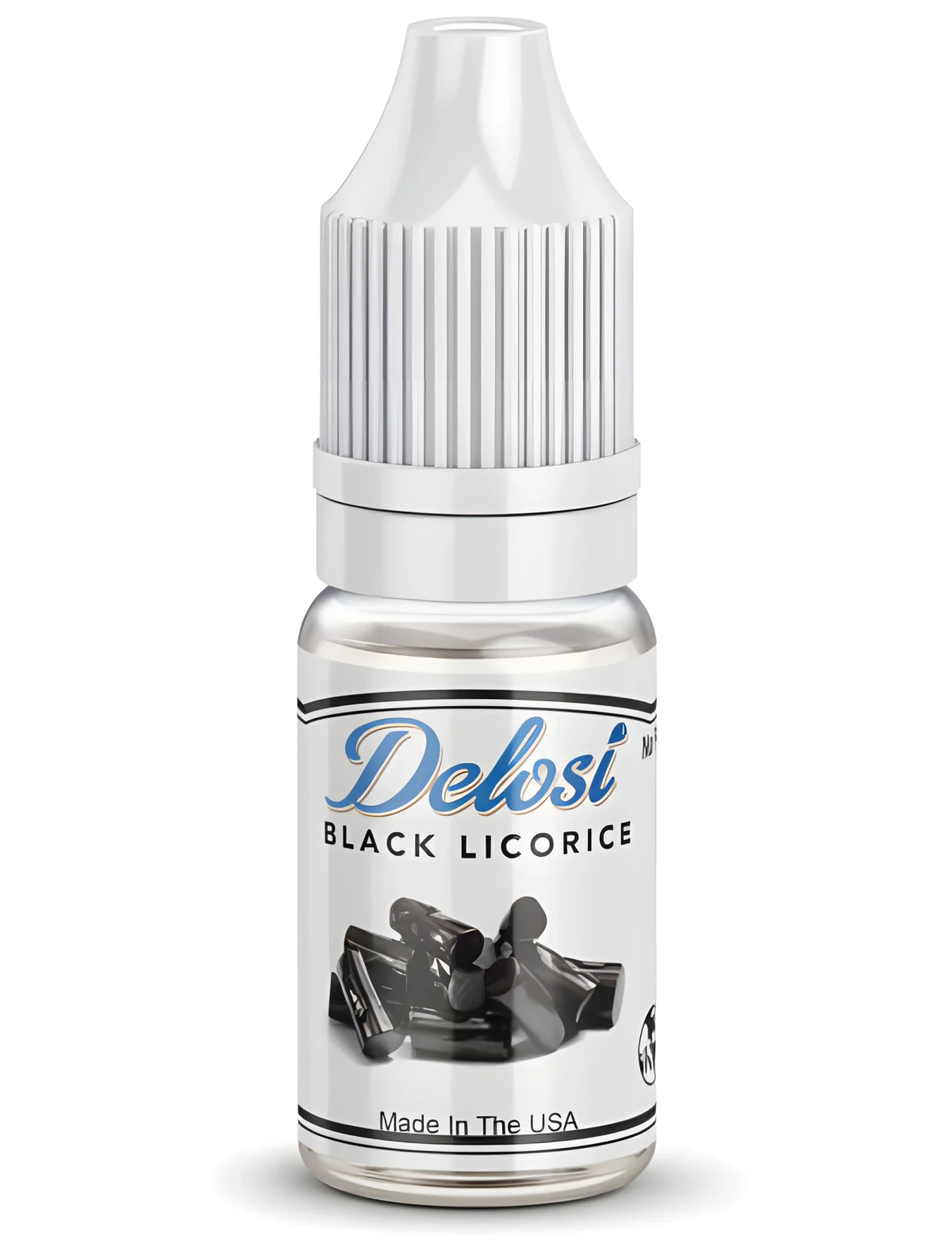 Black Licorice Flavor Concentrate - sealed bottle with white CRC cap