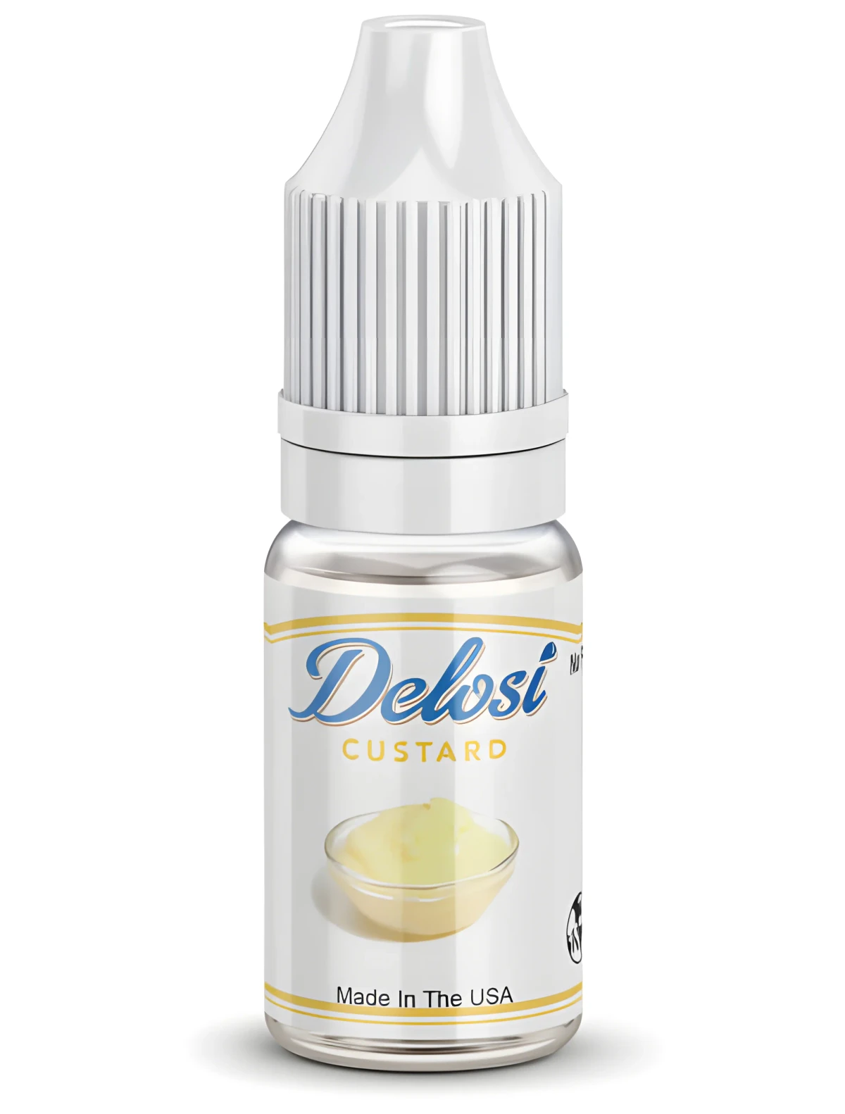 Custard Flavor Concentrate - sealed bottle with white CRC cap