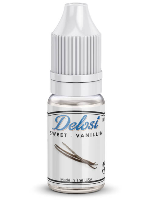 Sweet - Vanillin Flavor Concentrate in a bottle with a white CRC cap - a  great choice for all your flavor-packed recipes and creative projects.