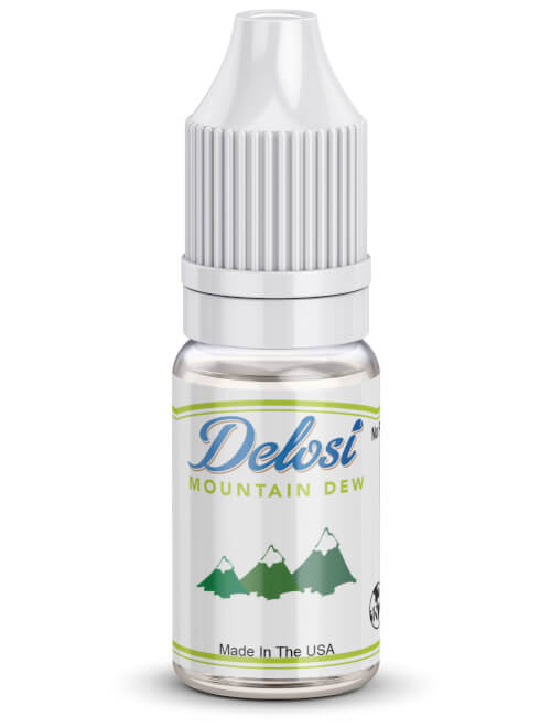 Mountain Dew Type Flavor Concentrate in a bottle with a white CRC cap - a  great choice for all your flavor-packed recipes and creative projects.