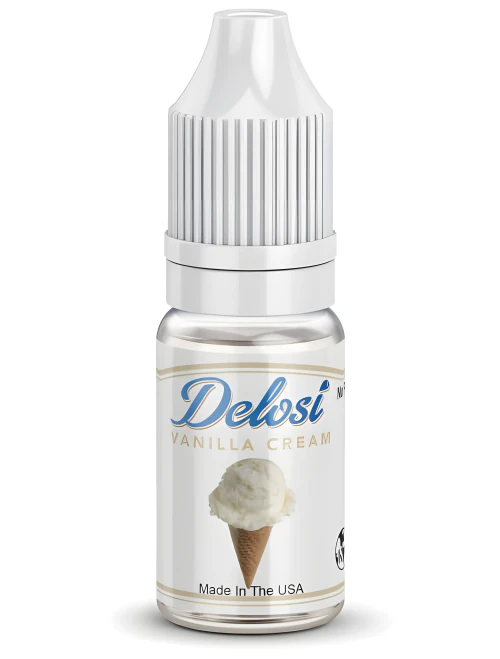 Vanilla Cream Flavor Concentrate - sealed bottle with white CRC cap