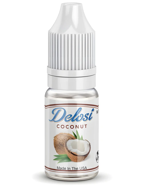 Coconut Flavor Concentrate - sealed bottle with white CRC cap