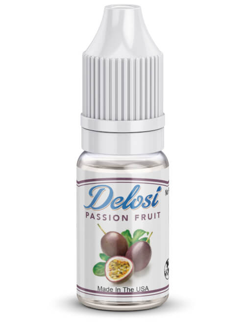 Passion Fruit Flavor Concentrate in a bottle with a white CRC cap - a  great choice for all your flavor-packed recipes and creative projects.