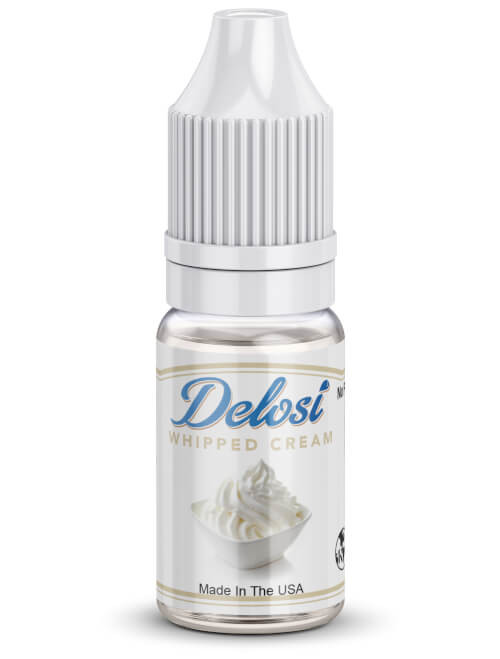 Whipped Cream Flavor Concentrate in a bottle with a white CRC cap - a  great choice for all your flavor-packed recipes and creative projects.