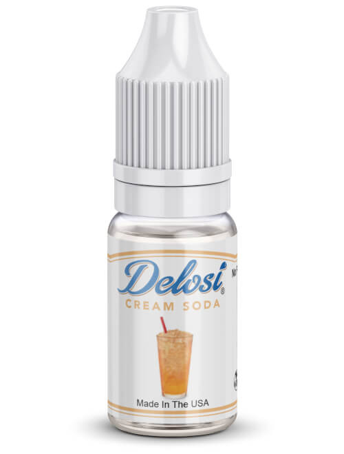 Cream Soda Flavor Concentrate in a bottle with a white CRC cap - a  great choice for all your flavor-packed recipes and creative projects.