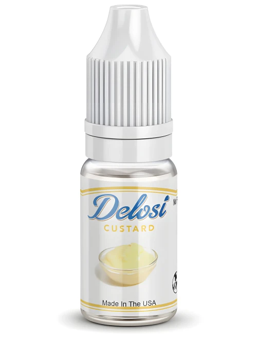 Custard Flavor Concentrate - sealed bottle with white CRC cap