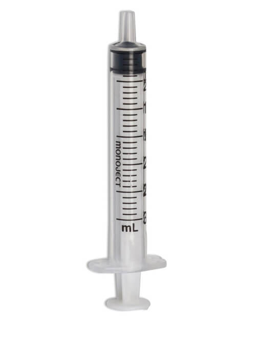 3mL Granduated Syringe - precision graduated syringe for accurate industrial measurement and fluid dispensing.