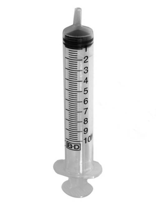 10ml Graduated Syringe - precision graduated syringe for accurate industrial measurement and fluid dispensing.