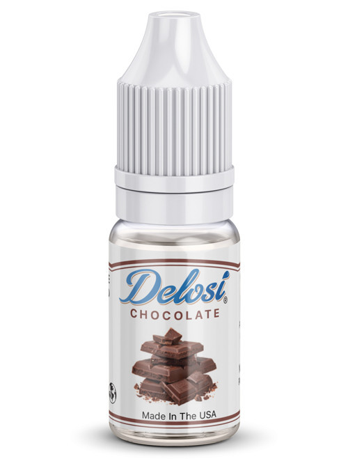 Chocolate Flavor Concentrate in a bottle with a white CRC cap - a  great choice for all your flavor-packed recipes and creative projects.