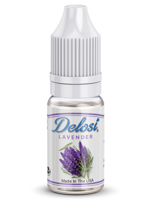 Lavender Flavor Concentrate in a bottle with a white CRC cap - a  great choice for all your flavor-packed recipes and creative projects.