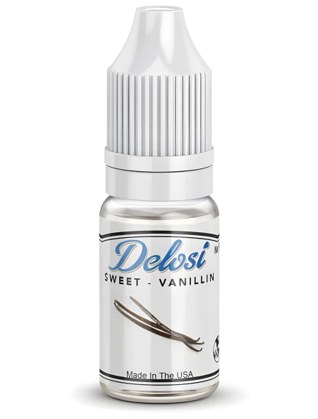 Sweet - Vanillin Flavor Concentrate - sealed bottle with white CRC cap