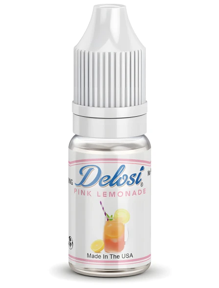 Pink Lemonade Flavor Concentrate - sealed bottle with white CRC cap