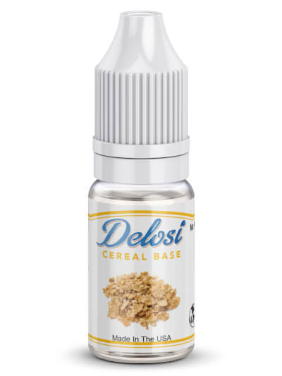 Cereal Base Flavor Concentrate in a bottle with a white CRC cap - a  great choice for all your flavor-packed recipes and creative projects.