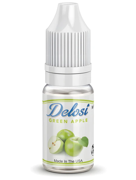 Green Apple Flavor Concentrate - sealed bottle with white CRC cap