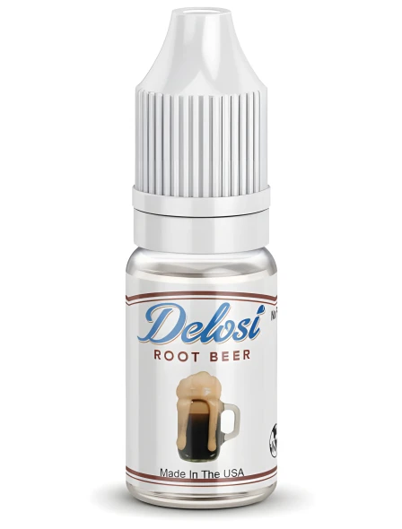 Root Beer Flavor Concentrate - sealed bottle with white CRC cap