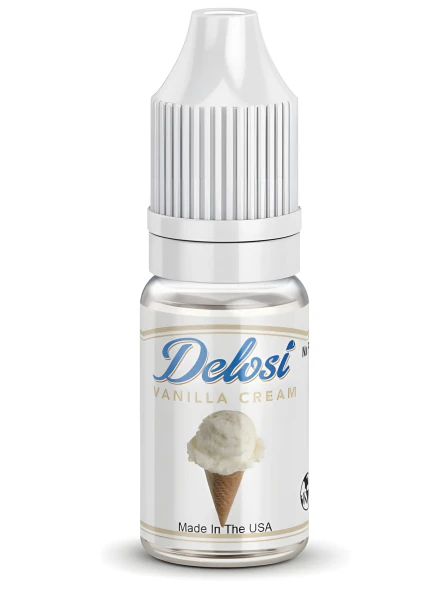 Vanilla Cream Flavor Concentrate - sealed bottle with white CRC cap