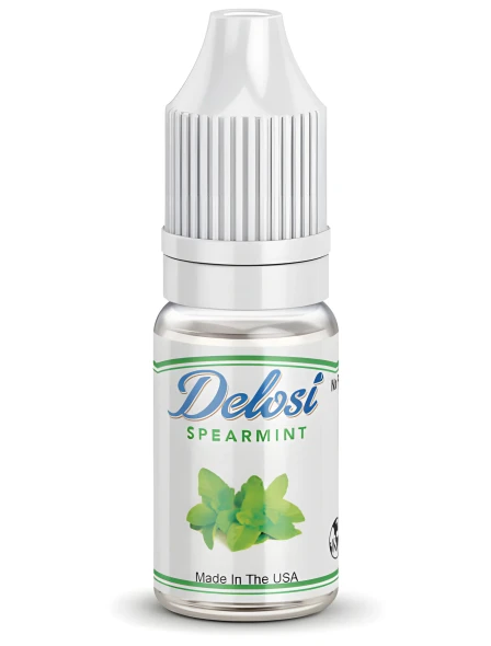 Spearmint Flavor Concentrate - sealed bottle with white CRC cap