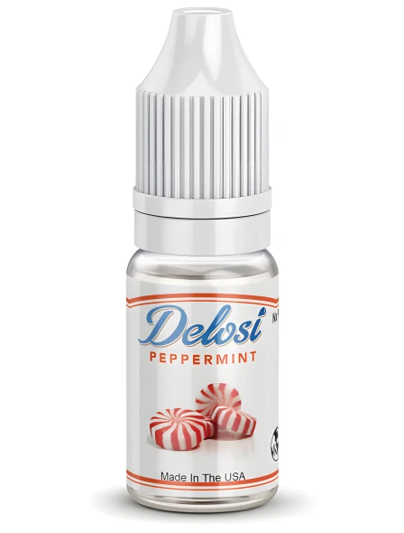 Peppermint Flavor Concentrate - sealed bottle with white CRC cap