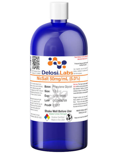 50mg/ml Flavorless Nicotine Salt Liquid | Delosi Labs at NicBase
