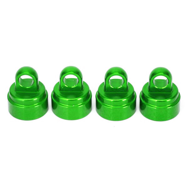 Shock Caps, Aluminum GREEN King Kong Hobbies