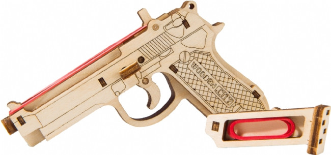 WoodenCity Legend BRT-9 Mechanical Model Rubber Band Gun - King