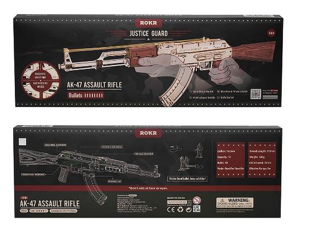 AK-47 Assault Rifle Rubber Band Gun Kit