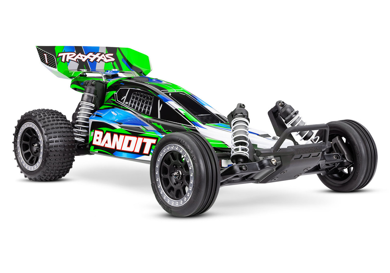トラクサス　BANDIT ラジコンカー 防水オフロード Bandit XL-5 RTR: GREEN