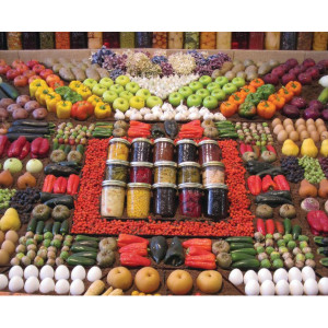 Farm Fresh Jigsaw Puzzle: 1000pc Farm Fresh Jigsaw Puzzle: 1000pc