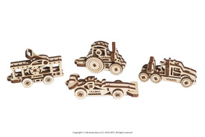 UGears U-Fidgets Vehicles Mechanical Models (4) UGears U-Fidgets Vehicles Mechanical Models (4)