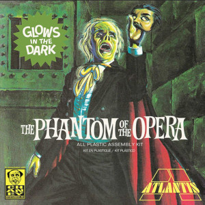 Phantom of the Opera Glow plastic model kit. Requires plastic model cement to complete. Phantom of the Opera Glow plastic model kit. Requires plastic model cement to complete.