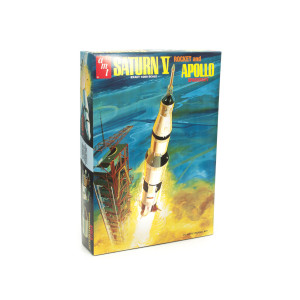 1/200 Saturn V Rocket & Apollo Spacecraft plastic model kit. Requires plastic model cement to complete. 1/200 Saturn V Rocket & Apollo Spacecraft plastic model kit. Requires plastic model cement to complete.