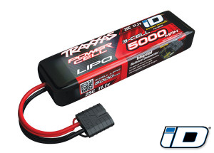 3S 5000mAh 25C LiPo: ID (Long) 3S 5000mAh 25C LiPo: ID (Long)