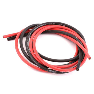 Wire, 12Ga, Red, Black, 3' Wire, 12Ga, Red, Black, 3'