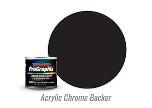 Prographix Body Paint, Black, Acrylic Chrome Backing, 100ml
