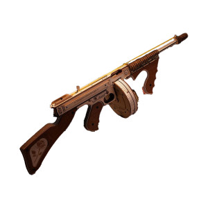 Rubber Band Gun Kit: THOMPSON SUBMACHINE GUN Rubber Band Gun Kit: THOMPSON SUBMACHINE GUN