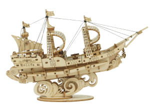 Sailing Ship 3D Wood Model Sailing Ship 3D Wood Model